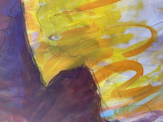 Burg Trifels bei Tagesanbruch