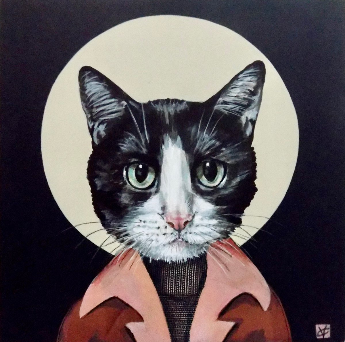 Cat painting called 