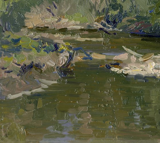 Spring. Kamenka River