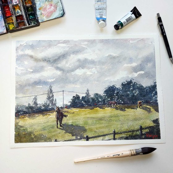TROTTING OVER