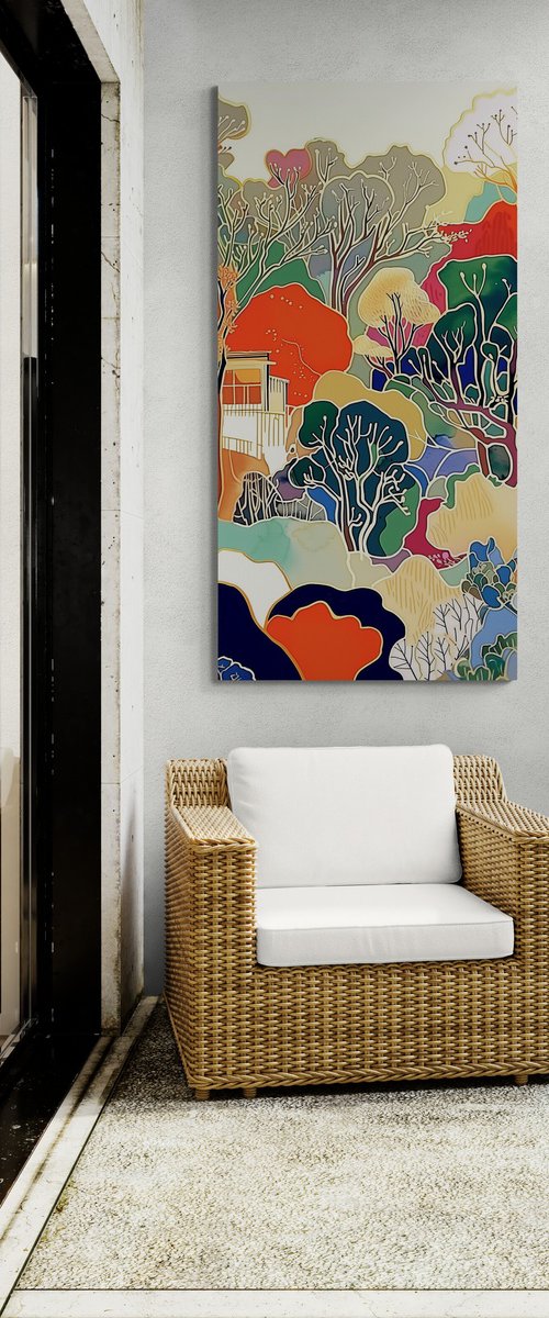 Autumn Over Shanghai Hills #2 by V+V Kniazievi