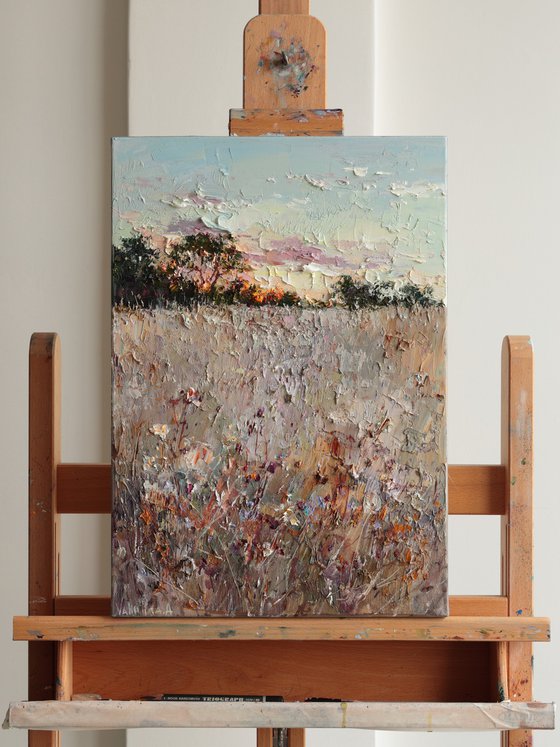 Evening Wildflower Field