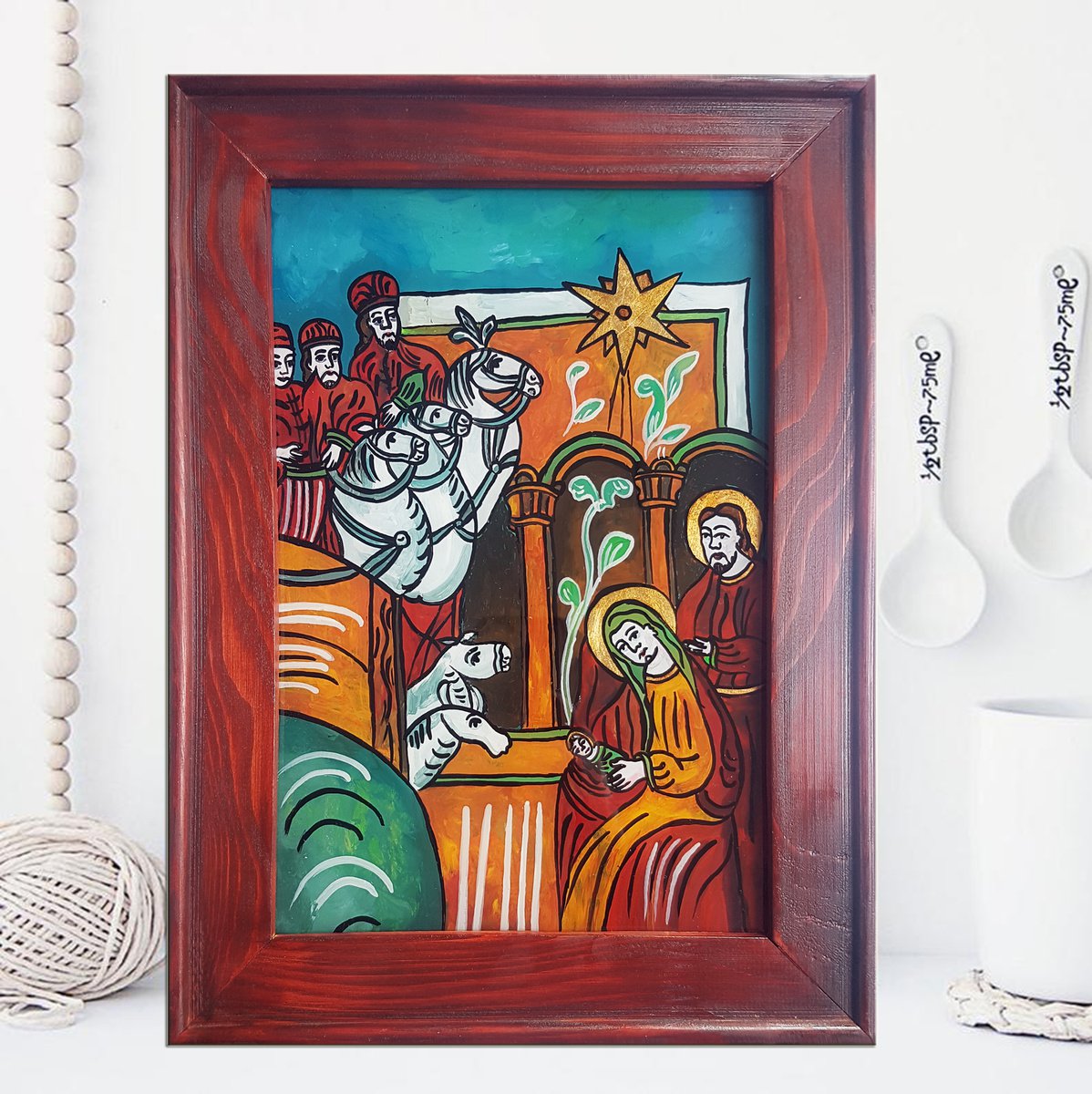 The Nativity, The birth of Jesus Christ by Adriana Vasile