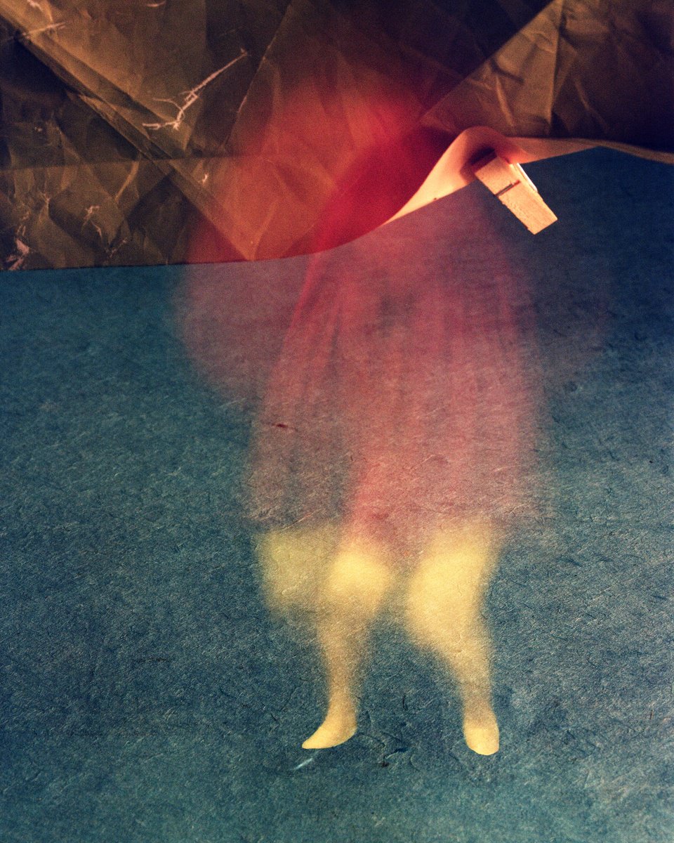 Surrealistic Portrait Photograph By Tania Serket, 16 X 20", Paper Whispers, Original Artwork