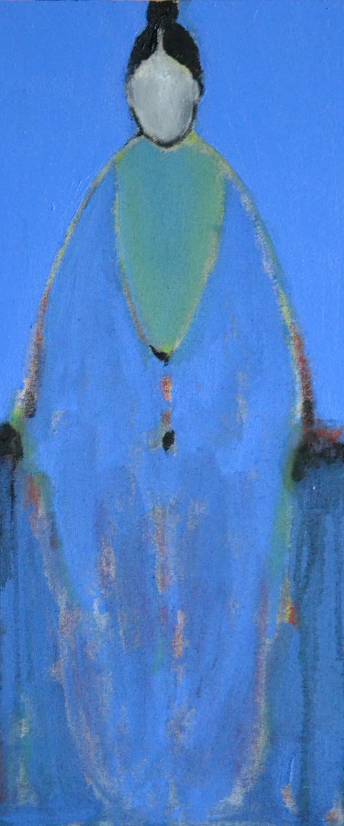 Blue Fugire by Gela MIKAVA