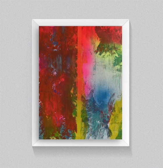 Abstract Red and Yellow