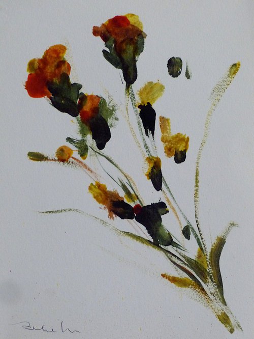 Exquisite Flowers 1, 21x29 cm by Frederic Belaubre