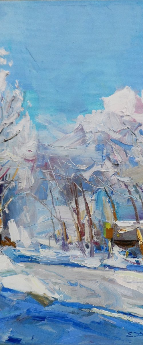 " Winter morning " by Yehor Dulin