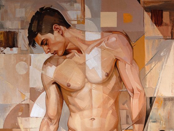 ABSTRACT MALE NUDE