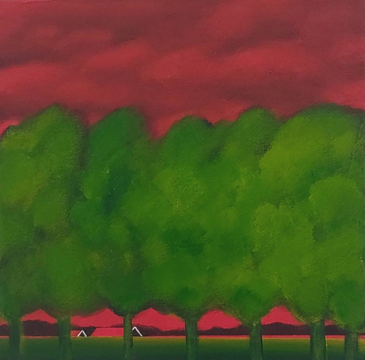  My Polder, My Garden By Nelly Van Nieuwenhuijzen, 12 X 12, Artwork For Sale On Artfinder