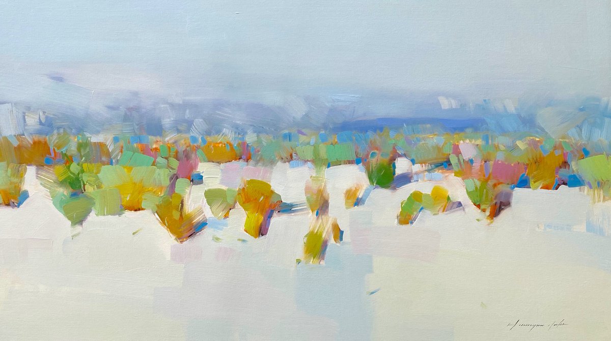 Desert View By Vahe Yeremyan, 37 X 22, Artwork For Sale On Artfinder