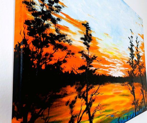 Sunset in the country 1