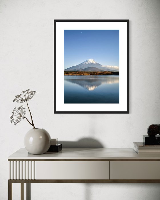 FUJI UNDER THE MOON