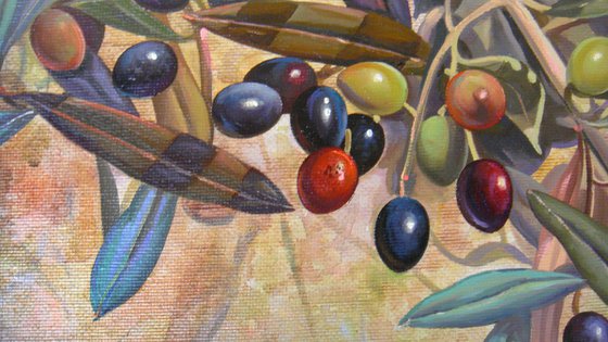 Olives, Oil Painting