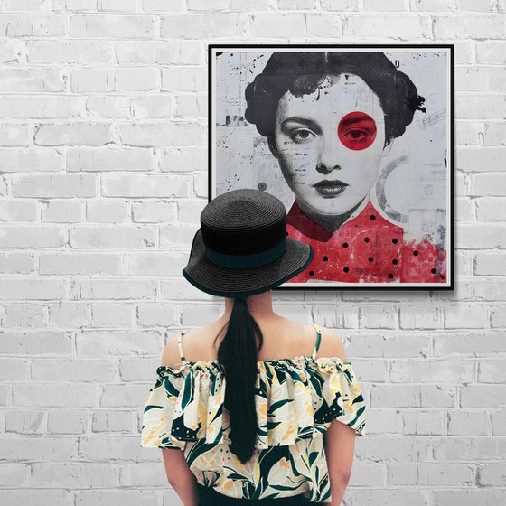 333_Portrait with Red Polka Dots