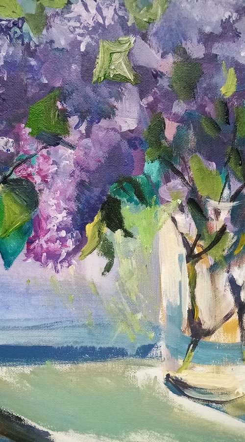 May lilac : White nights 1 by Oxana Raduga