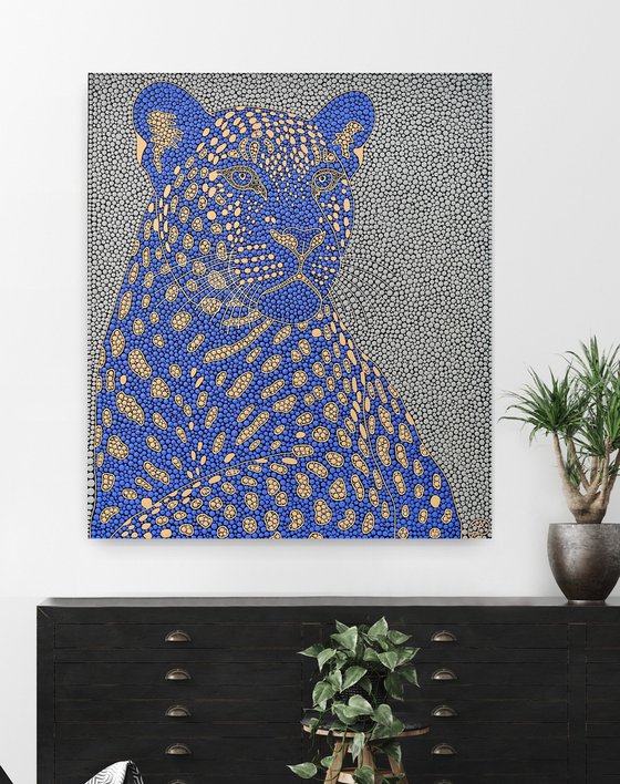 Golden Blue Leopard