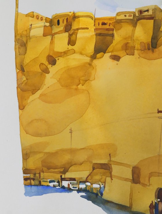 Minimalist Jaisalmer sunshine