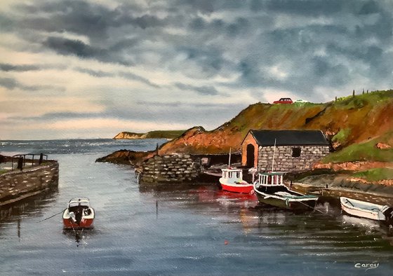 Seascape, Ballintoy Harbour