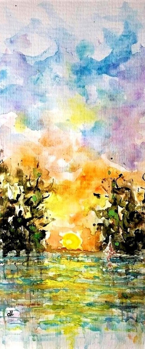 Dreamscape #5/free shipping in USA by Cristina Mihailescu