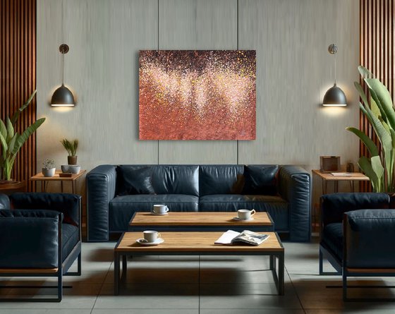 Morning cappuccino with foam