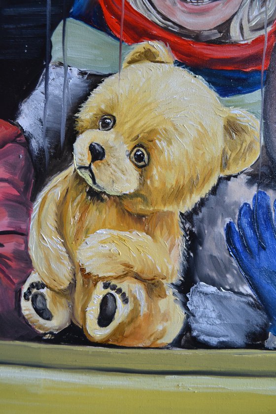 Sad Yellow Teddy Bear