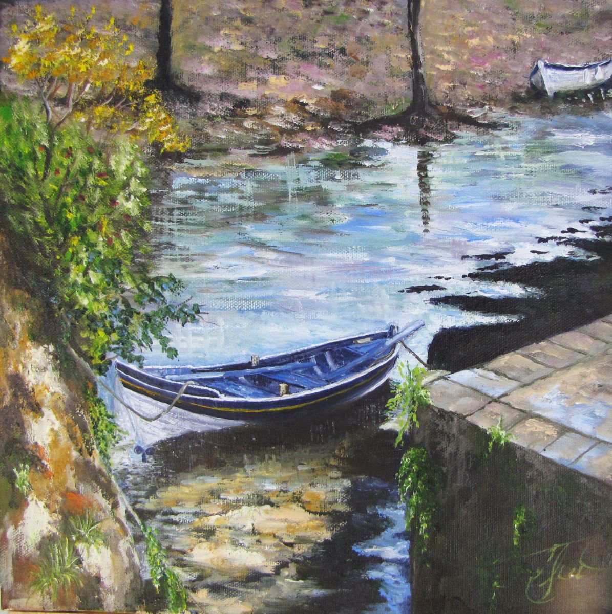 Two Boats up the Creek by Christine Gaut