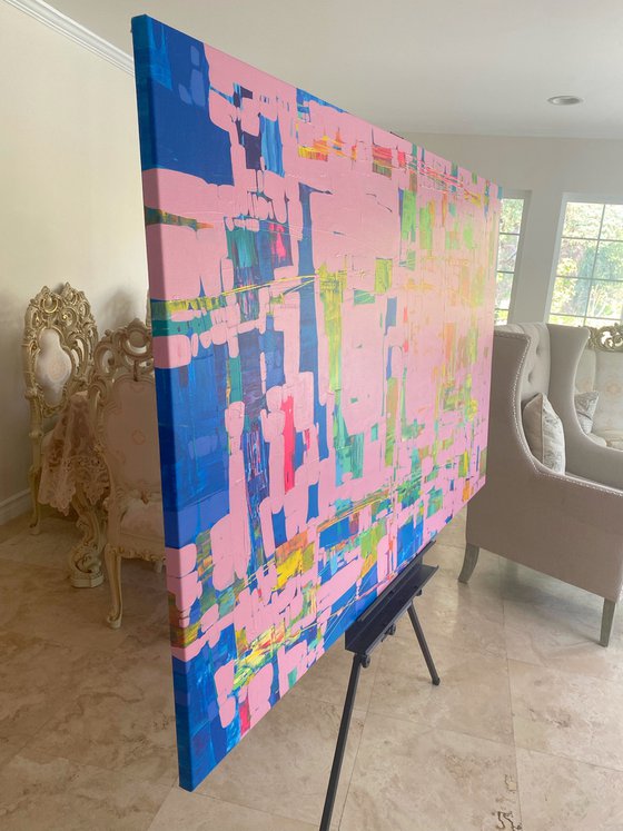 Spring Update, Abstract oil painting, Handmade artwork, One of a kind