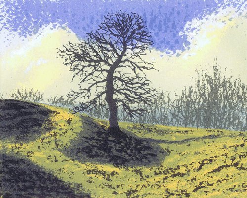 Tara Oak by Aidan Flanagan Irish Landscapes