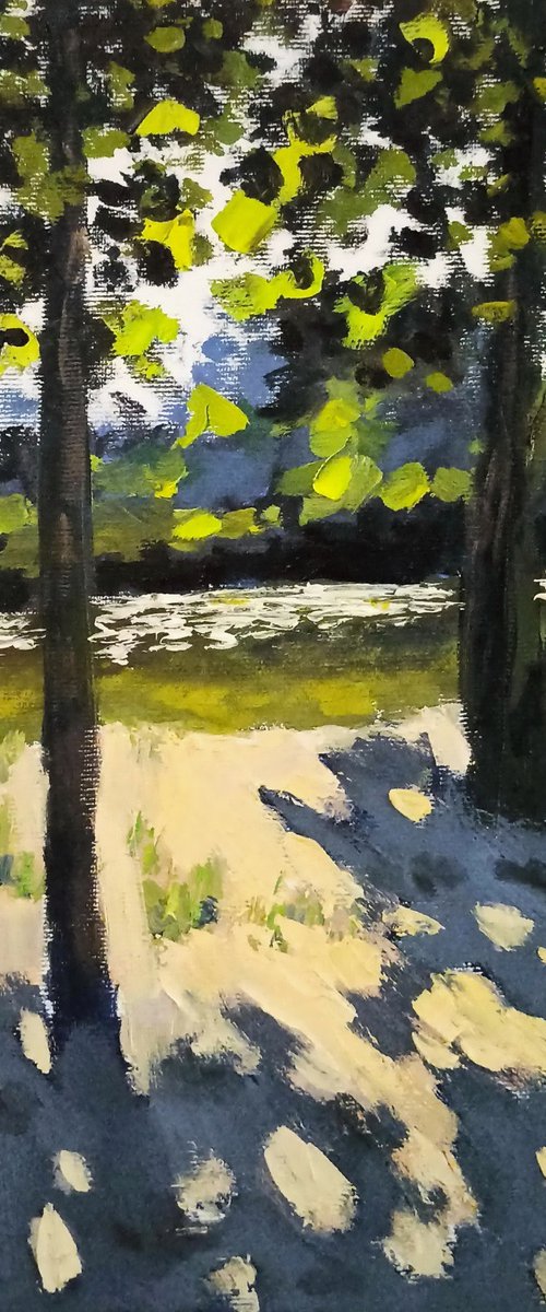 Impression. Sunny bank by Oleh Rak