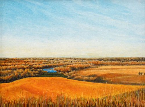 Autumn in the Flint Hills by Norman Holmberg