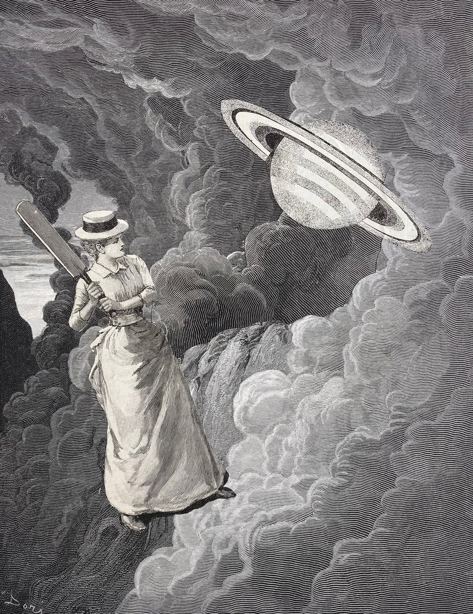 Surrealistic Portrait Collage By Tudor Evans, 8 X 10", Women