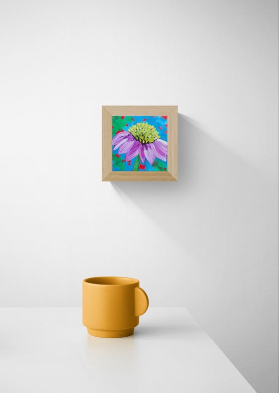 Violet Coneflower Burst