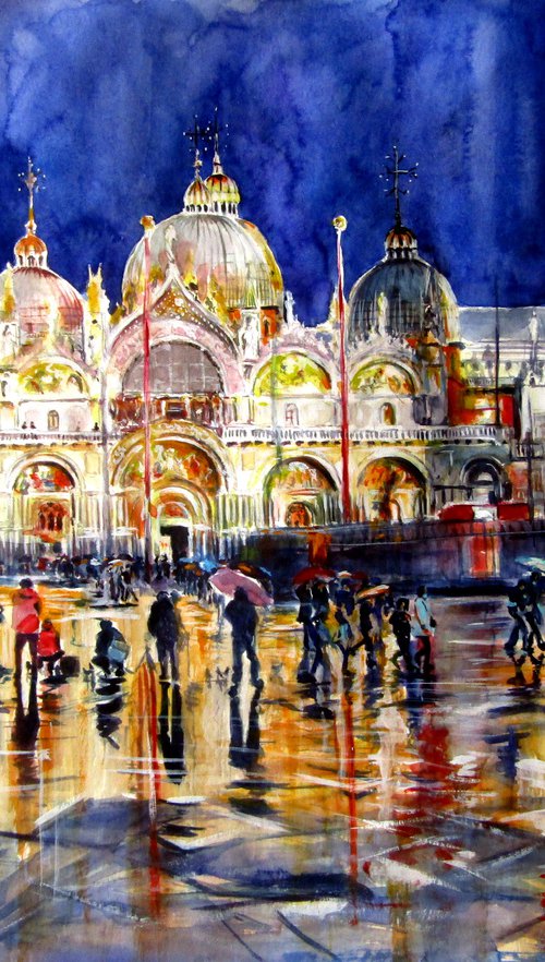 Venice at rain by Kovács Anna Brigitta