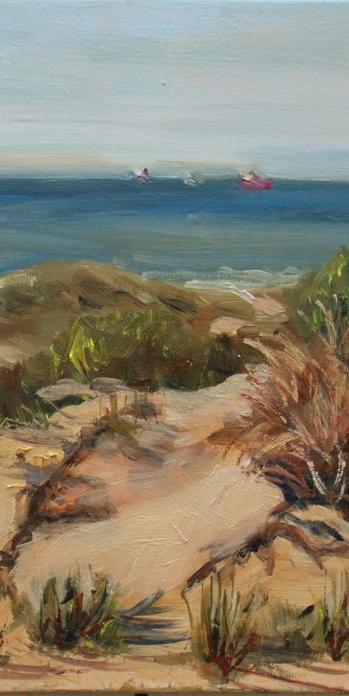 North sea dunes by Elena Sokolova