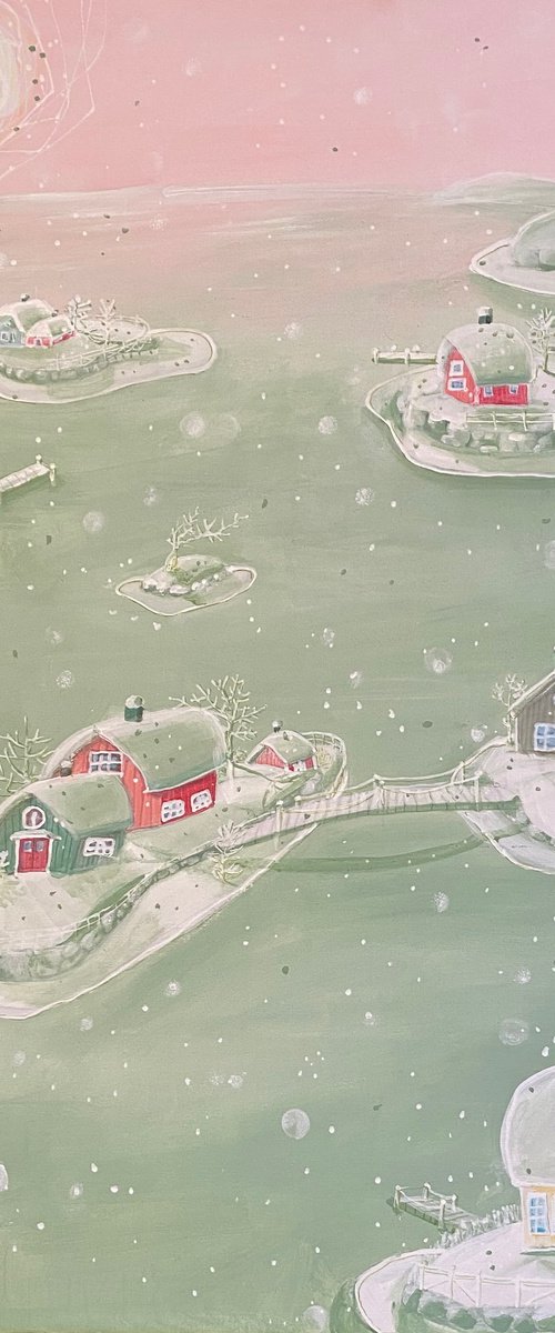 Dreaming of an Archipelago in the Snow by Alexandra Krasuska