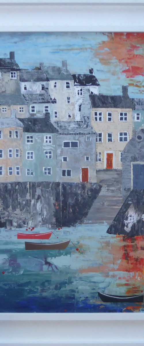 Polperro, morning by Elaine Allender