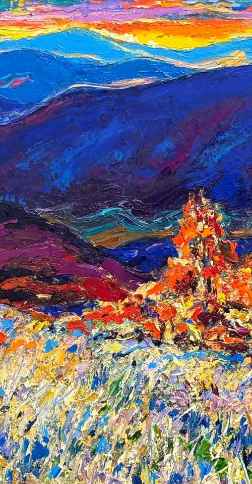 Magic of the evening mountains by Andrii Chebotaru