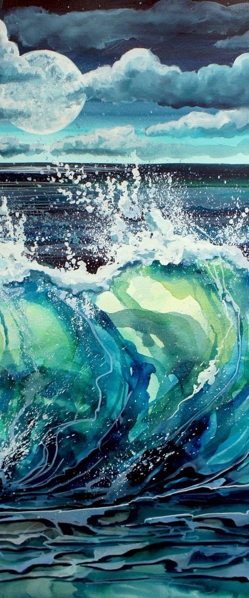 Night Swimming by Julia  Rigby