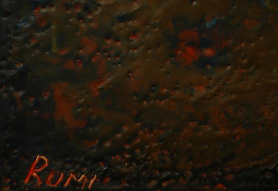 "Imaginary Sunset". Encaustic