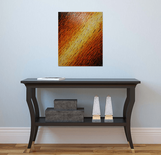 White orange knife texture