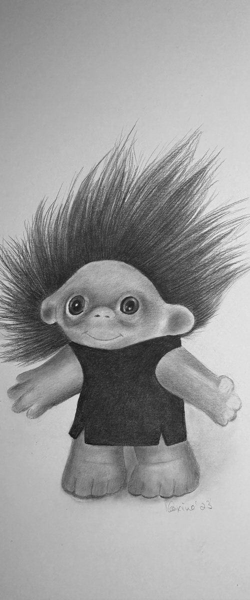 Girl toy troll by Maxine Taylor