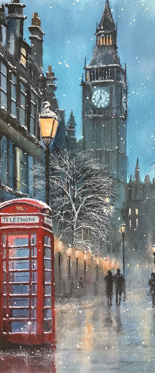 London city winter by Darren Carey