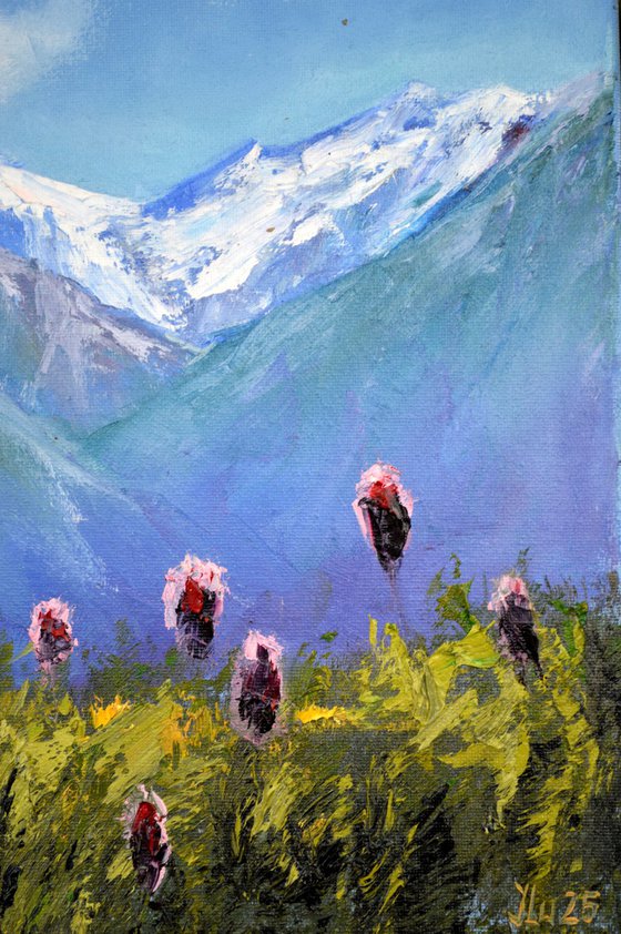 Mountain herbs 30X30