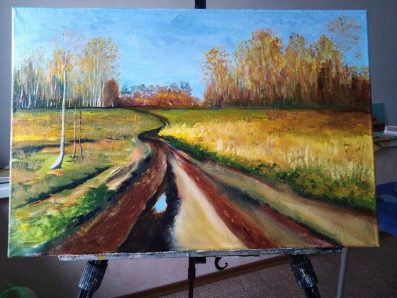 Landscape Farewell to Summer