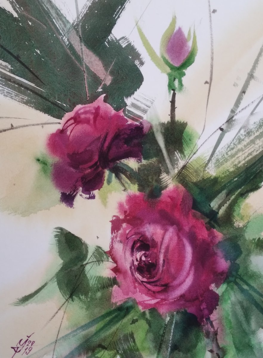 Roses by Igor Trokhymenko