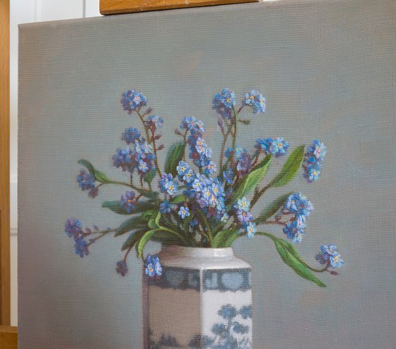 Still life: Allure of blue