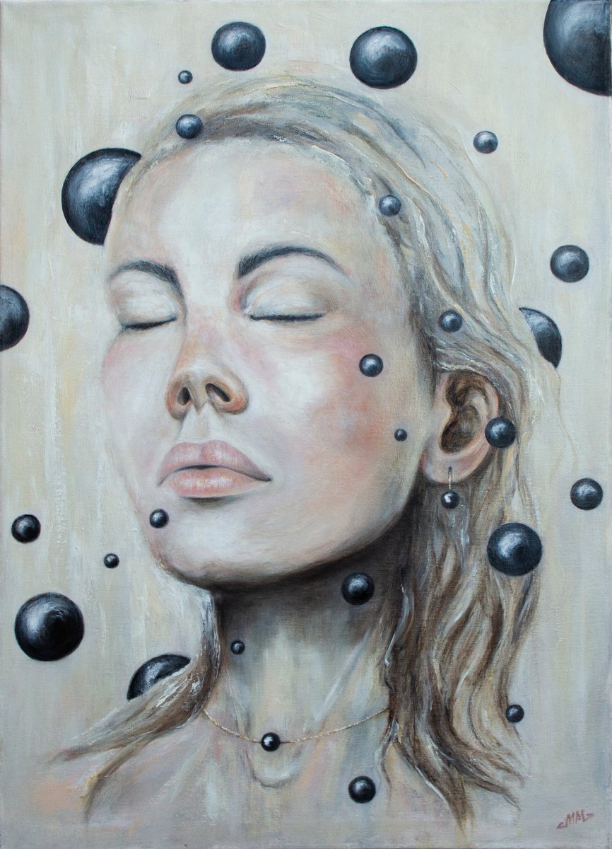 The Black Thread: Mystery By Mila Moroko, 20 X 28, Artwork For Sale On Artfinder