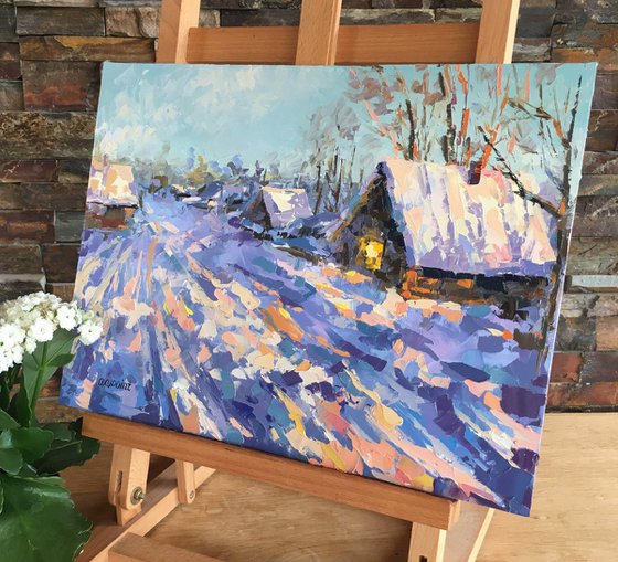 "Winter evening..."