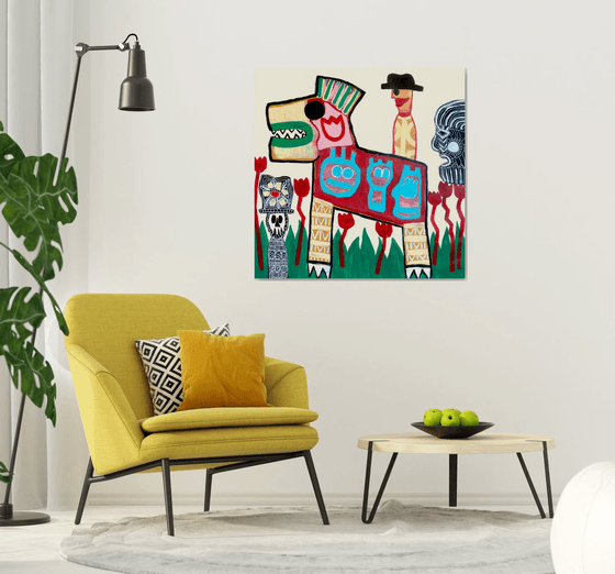 My Voffy Just Loves Tulips